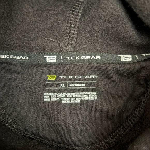 Tek Gear Men's Charcoal Hoodie - Picture 3 of 5